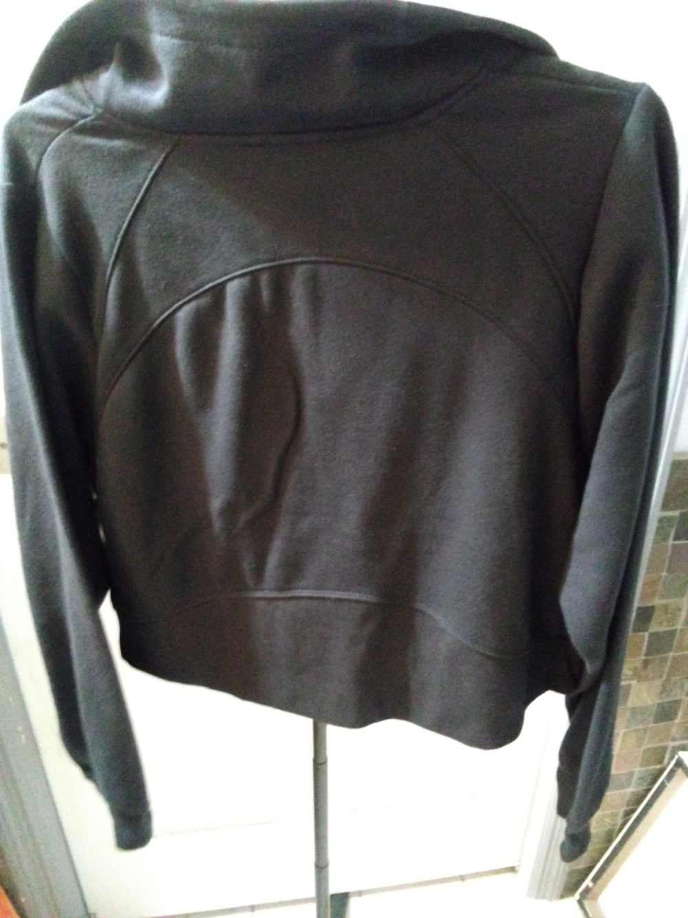 all in motion Black Half-Zip Hooded Sweatshirt - Picture 4 of 4
